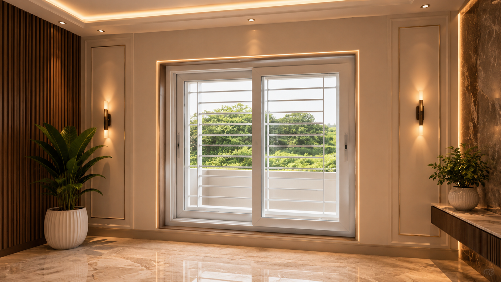 Domal sliding window